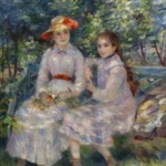 Pierre-Auguste Renoir The Daughters of Durand Ruel Poster 1882 Wall Art Painting