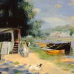 Pierre-Auguste Renoir View of Bougival Poster 1873 Wall Art Painting