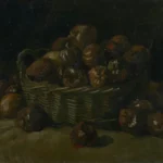 Vincent van Gogh Basket of Apples (1885) Poster Wall Art Painting