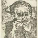Vincent van Gogh Dr Gachet (Man with a Pipe) Poster 1890 Wall Art Painting