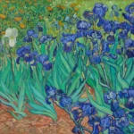 Vincent van Gogh Irises Poster 1889 Wall Art Painting