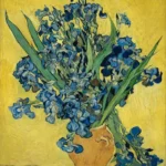 Vincent van Gogh Irises (1890 Copy 2) Poster Wall Art Painting