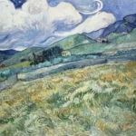 Vincent van Gogh Landscape From Saint Rémy Poster 1889 Wall Art Painting