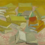 Vincent van Gogh Piles of French Novels Poster 1887 Wall Art Painting