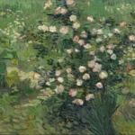 Vincent van Gogh Roses Poster 1889 Wall Art Painting