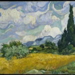 Vincent van Gogh Wheat Field with Cypresses Poster 1889 Wall Art Painting