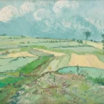 Vincent van Gogh Wheat Fields After the Rain (the Plain of Auvers) Poster 1890 Wall Art Painting